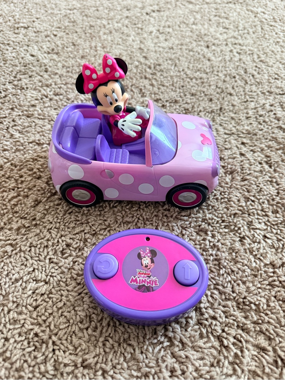 Disney Minnie Mouse Pink and Purple Remote Control Convertible